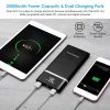 20800mAh Power Bank 76.96W External Battery Pack 3.1A Dual USB Charge Ports w/ LCD Display Flashlight Travel