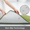 Memory Foam Toilet Bath Mat U-Shaped, Commode Contour Rug, Soft and Comfortable, Super Water Absorption, Non-Slip, Thick, Machine Wash and Easier to D