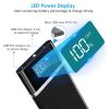 20800mAh Power Bank 76.96W External Battery Pack 3.1A Dual USB Charge Ports w/ LCD Display Flashlight Travel